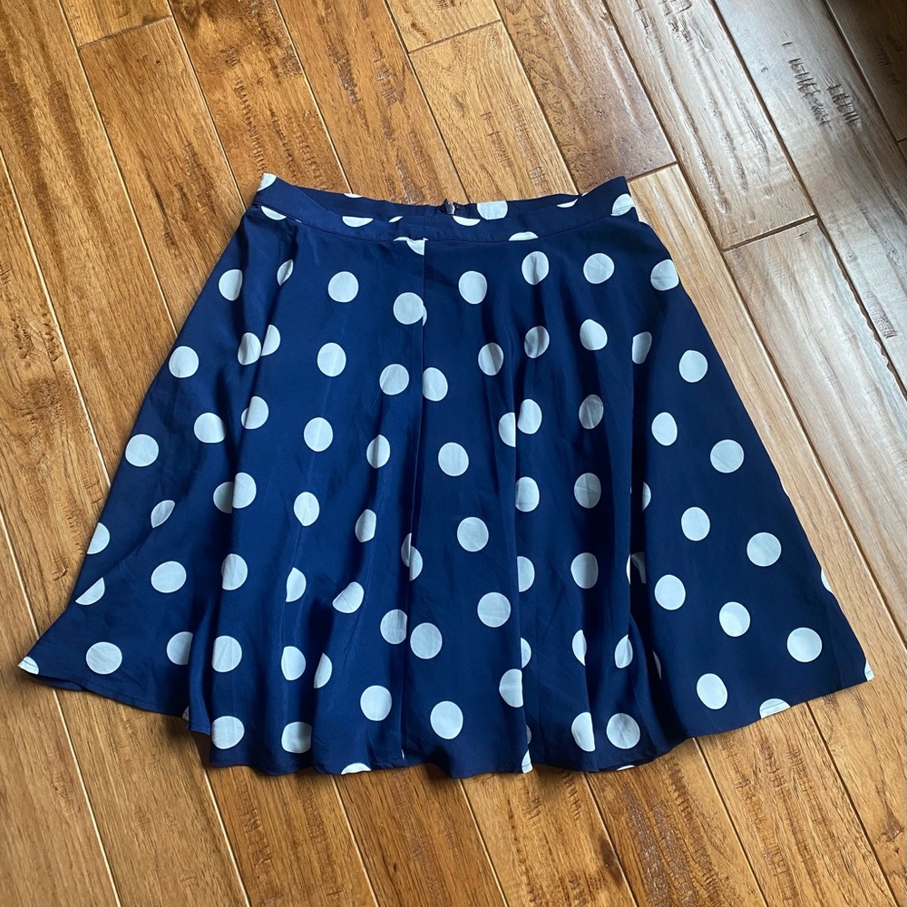 Pixley Polka Dot Skirt, Size M